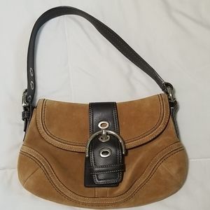 Coach Baguette Suede Bag